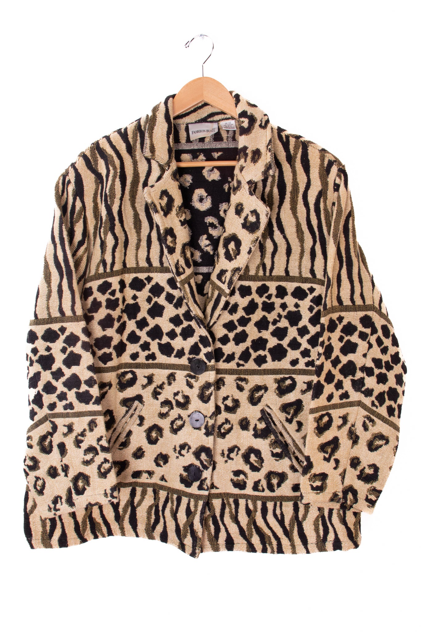 90s Fashion Bug Wild Cat Tapestry Jacket – Neomai Vintage