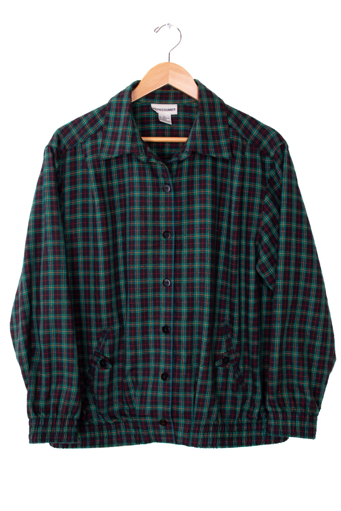 Alfred Dunner Green/Black Plaid Jacket – Neomai Vintage