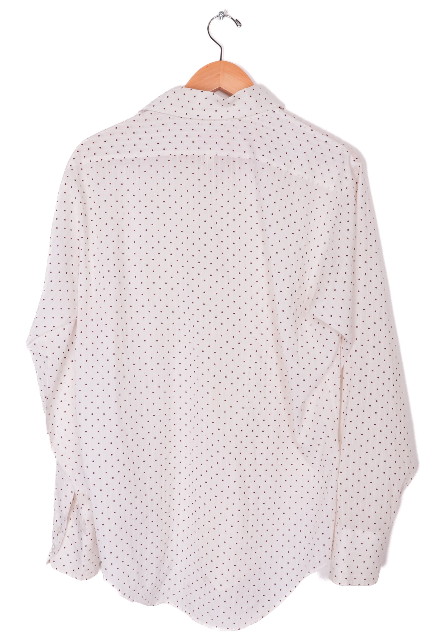 60s-70s Getaway by Arrow Polka Dot Button Up