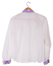 80s Circle T by Marilyn Lenox Western Fringe Button Up