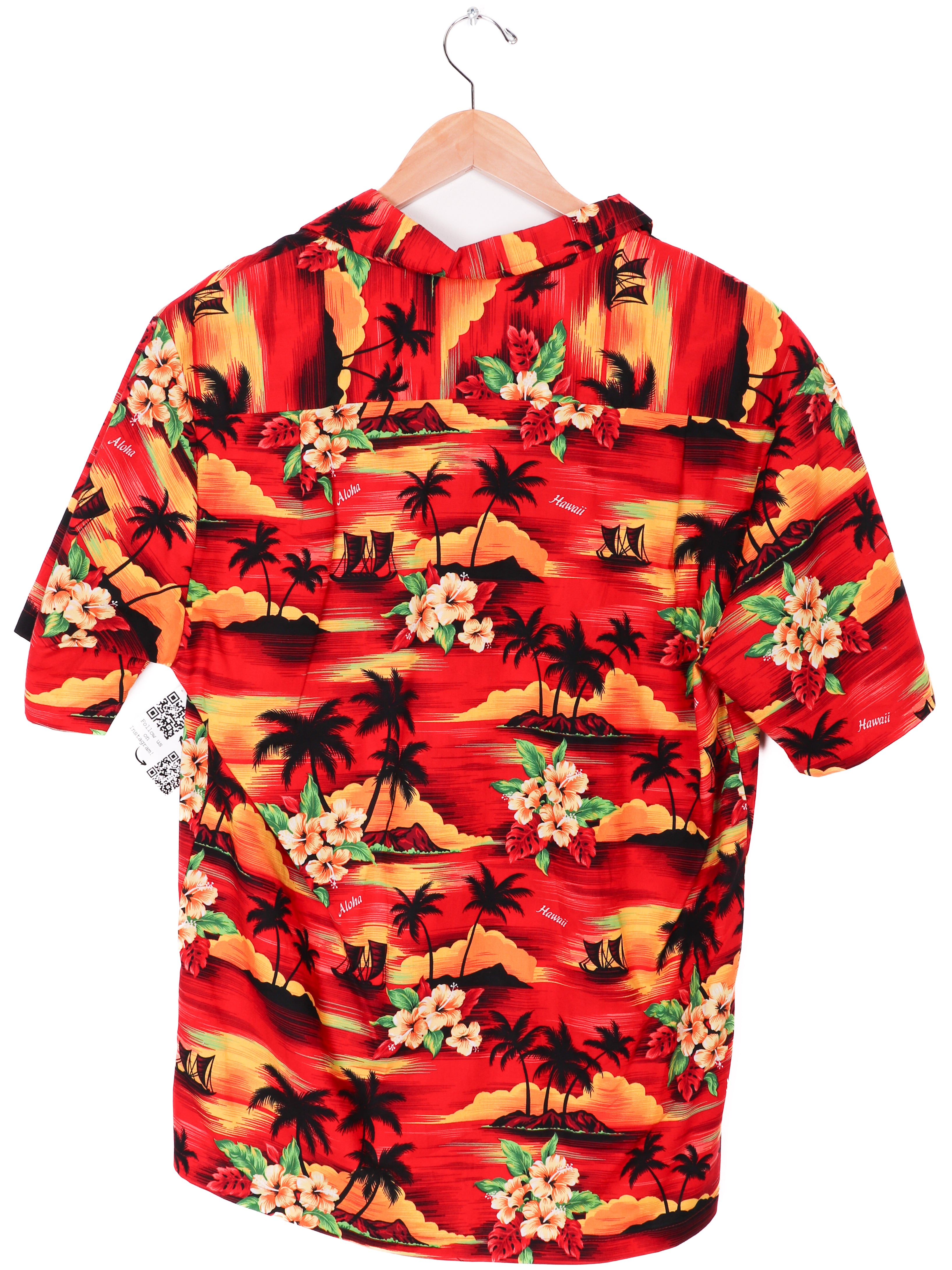 Vintage 90s Made in Hawaii Howie Hawaiian Button Up