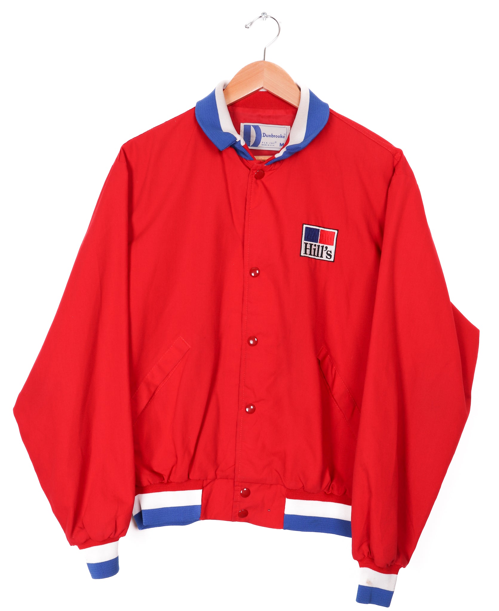 90s Dunbrooke Hill's Red Bomber Jacket