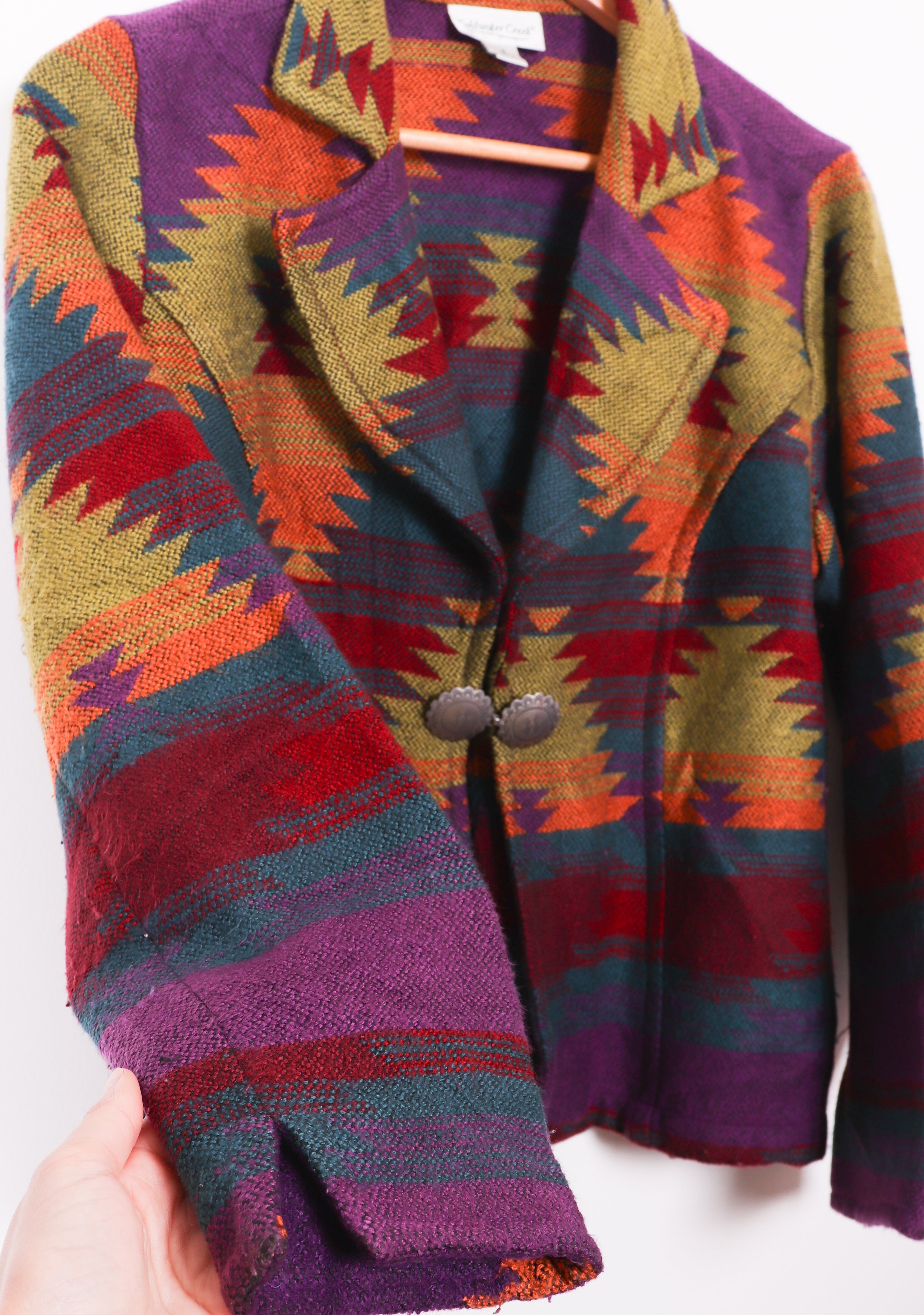 Coldwater Creek Funky Aztec Tapestry Formal Jacket