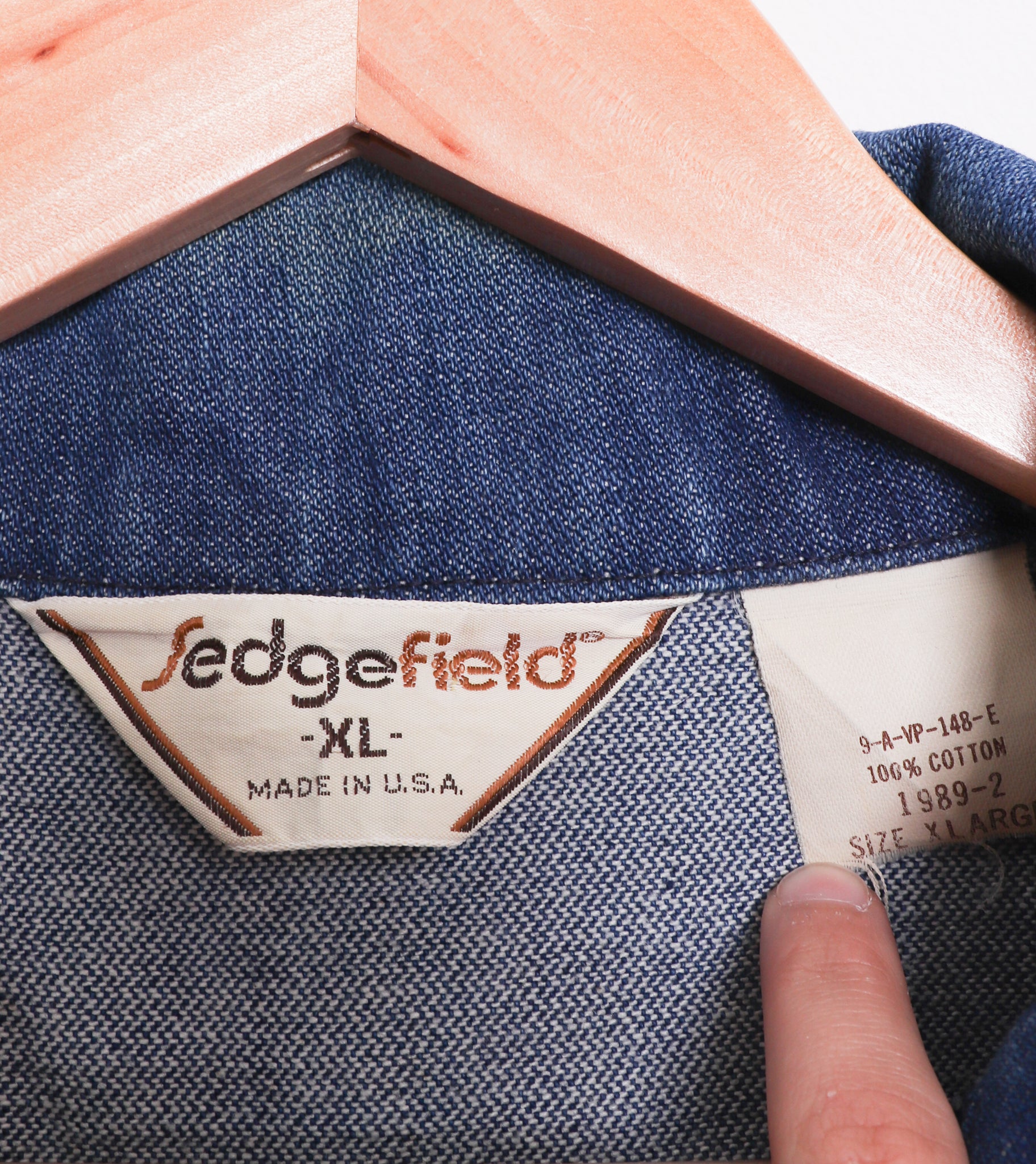80s Sedgefield Denim Button Up Jacket