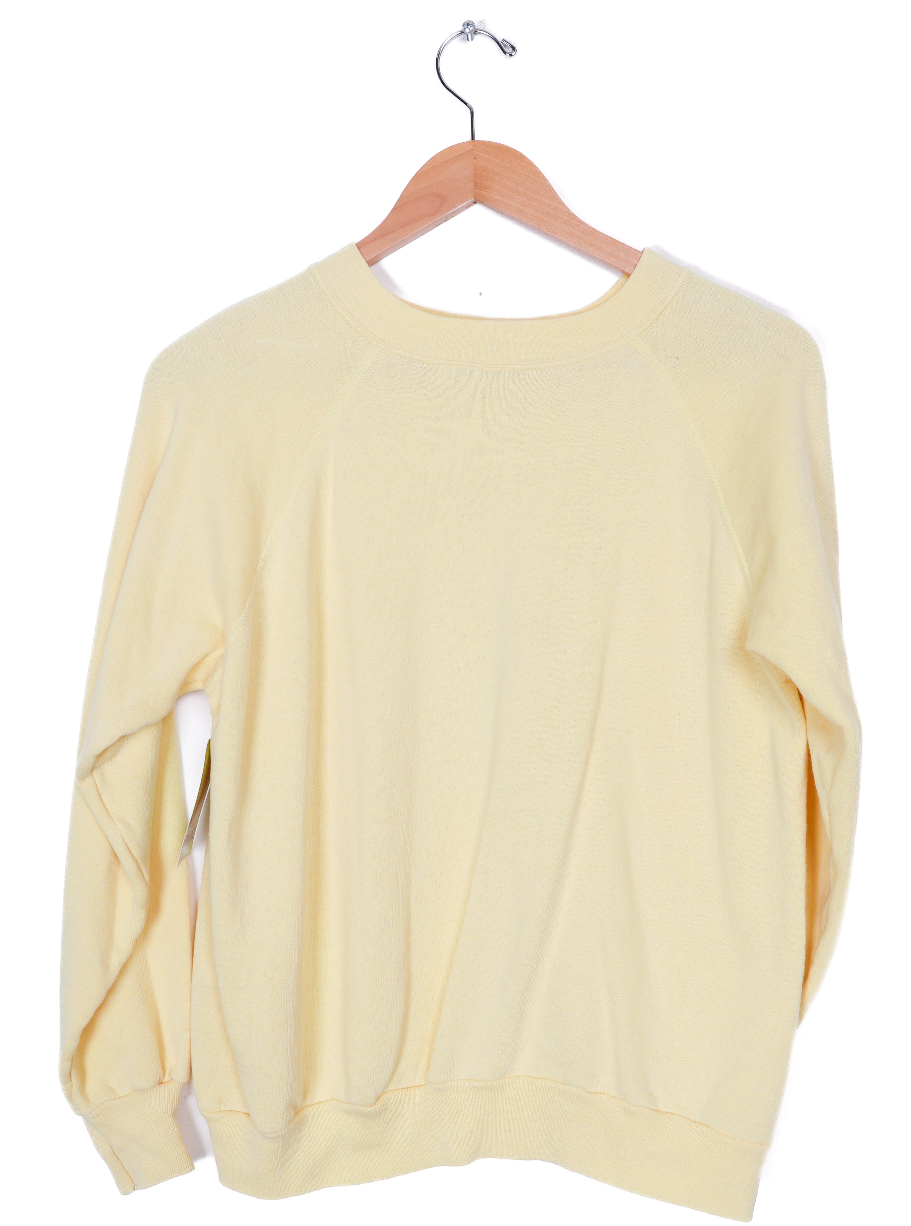 80s-90s Alison Craig Yellow Hand Drawn Lion Crewneck