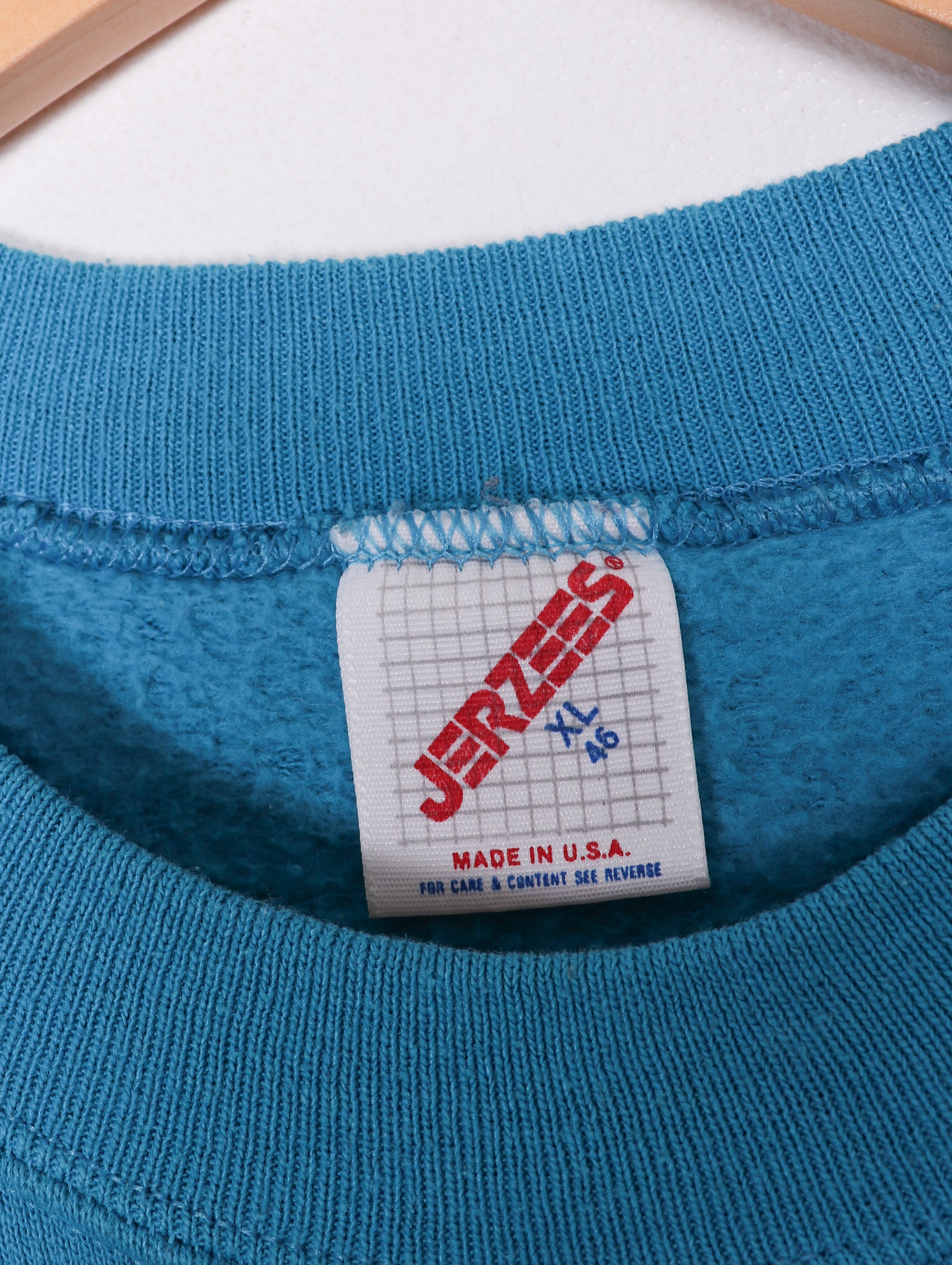 1988 Jerzees Blue New England Crewneck