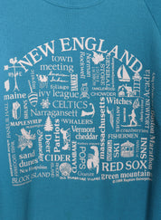 1988 Jerzees Blue New England Crewneck