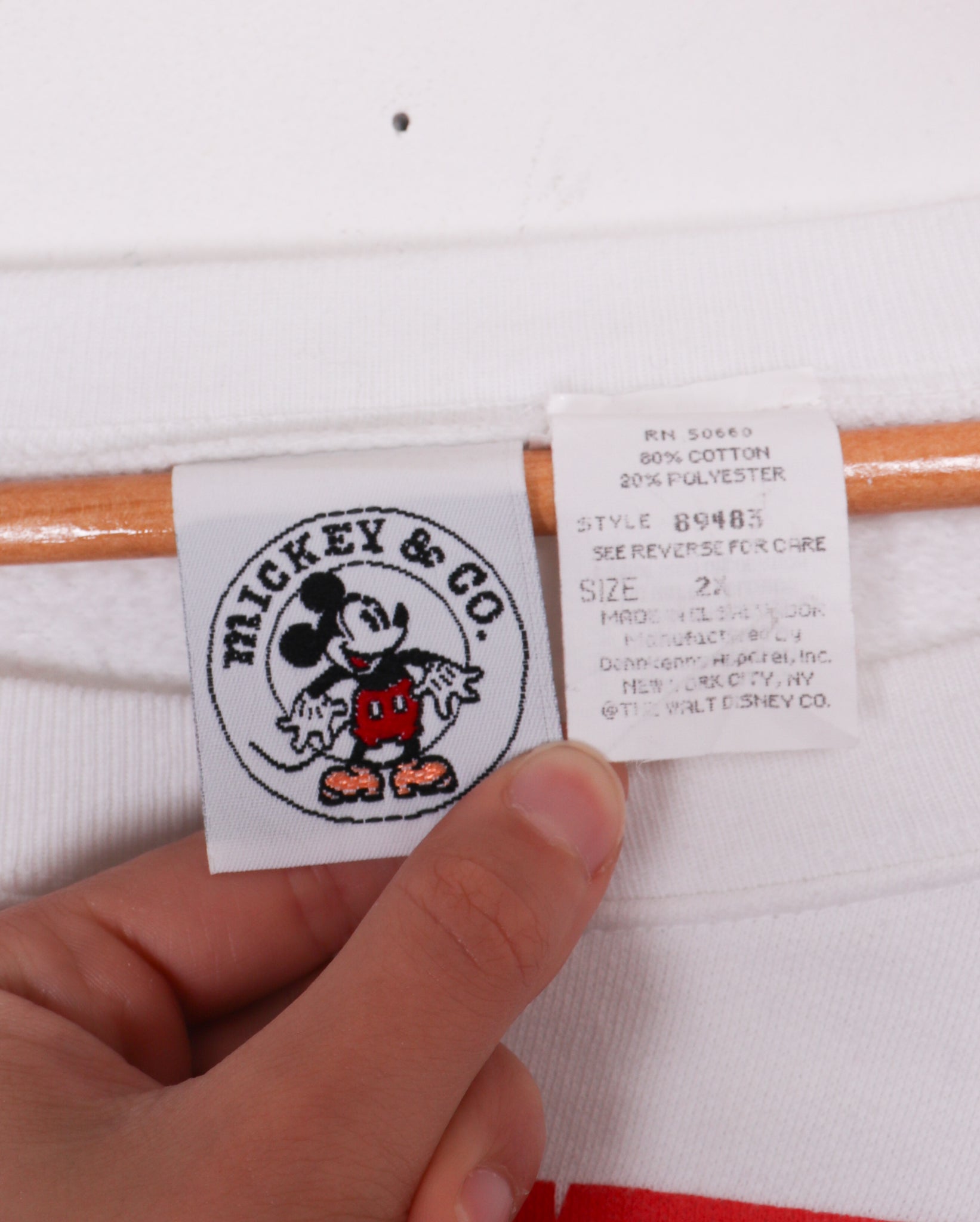 90s Disney Mickey and Co. Mickey Mouse Crewneck Sweater