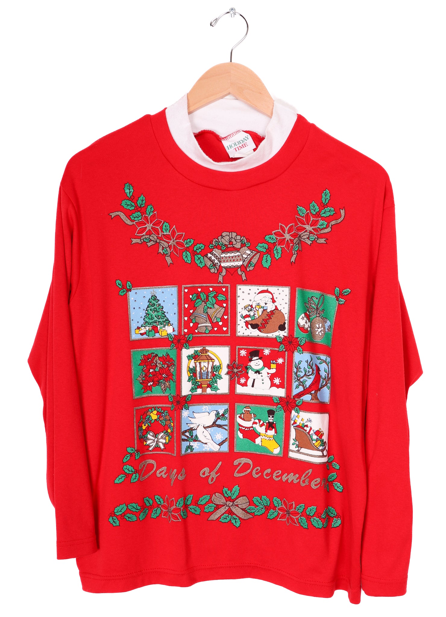 90s Holiday Time Days of December Christmas Sweater
