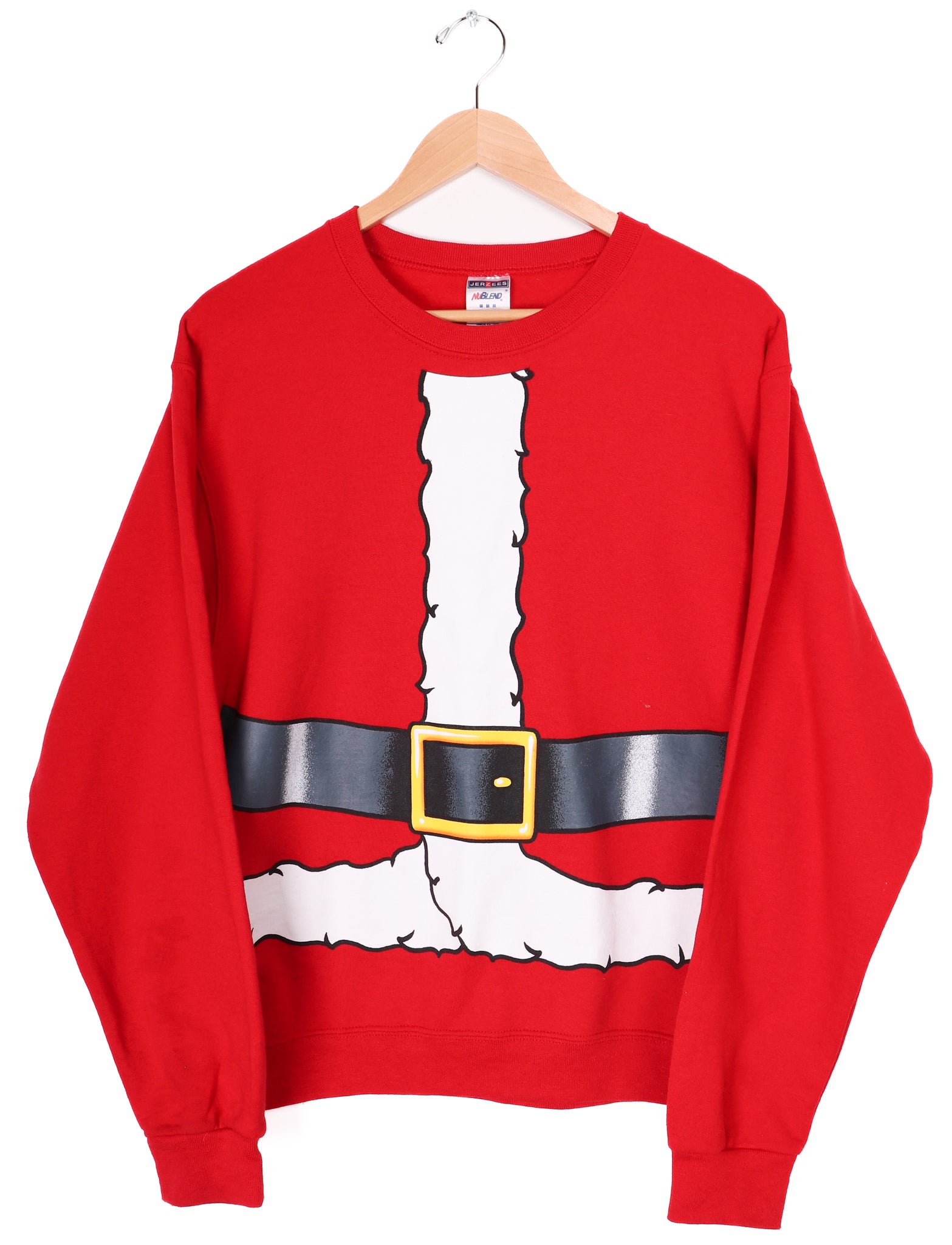 Jerzees Santa Belly Crewneck Sweatshirt