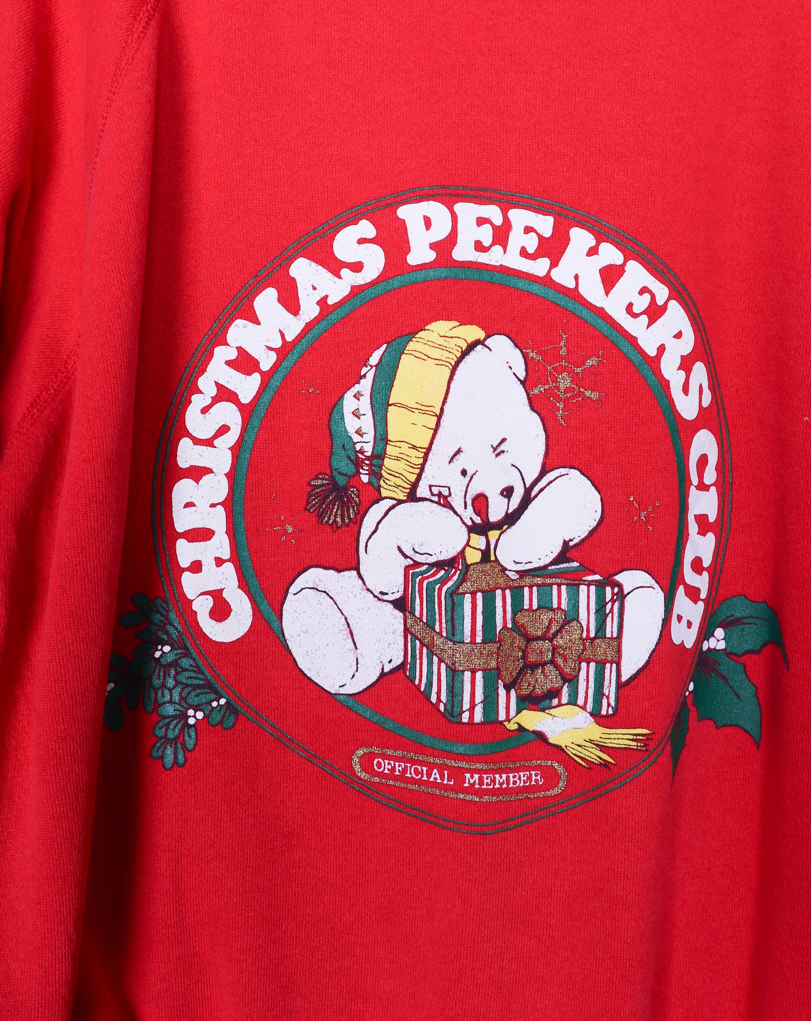 80s Ultra Sweats "Christmas Peekers Club" Crewneck