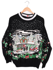 90s Nutcracker Winter Country Store Crewneck