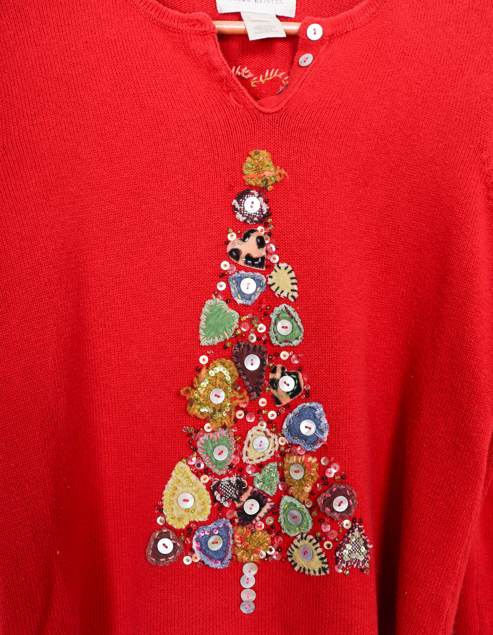 Susan Bristol 3D Christmas Tree Sweater