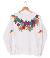 90s Colorful Fall Leaves Crewneck