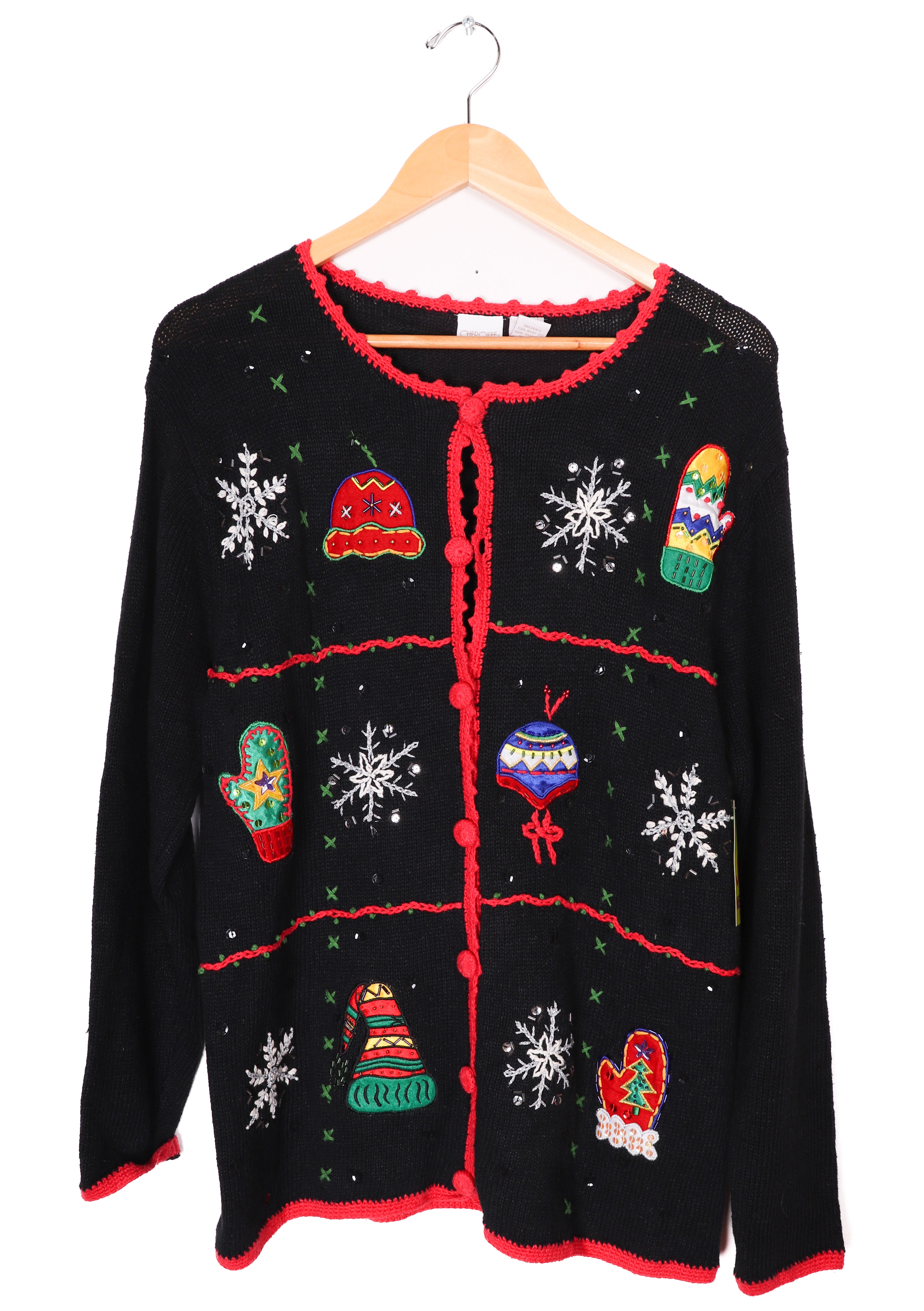 Cherokee Embroidered Winter Sweater