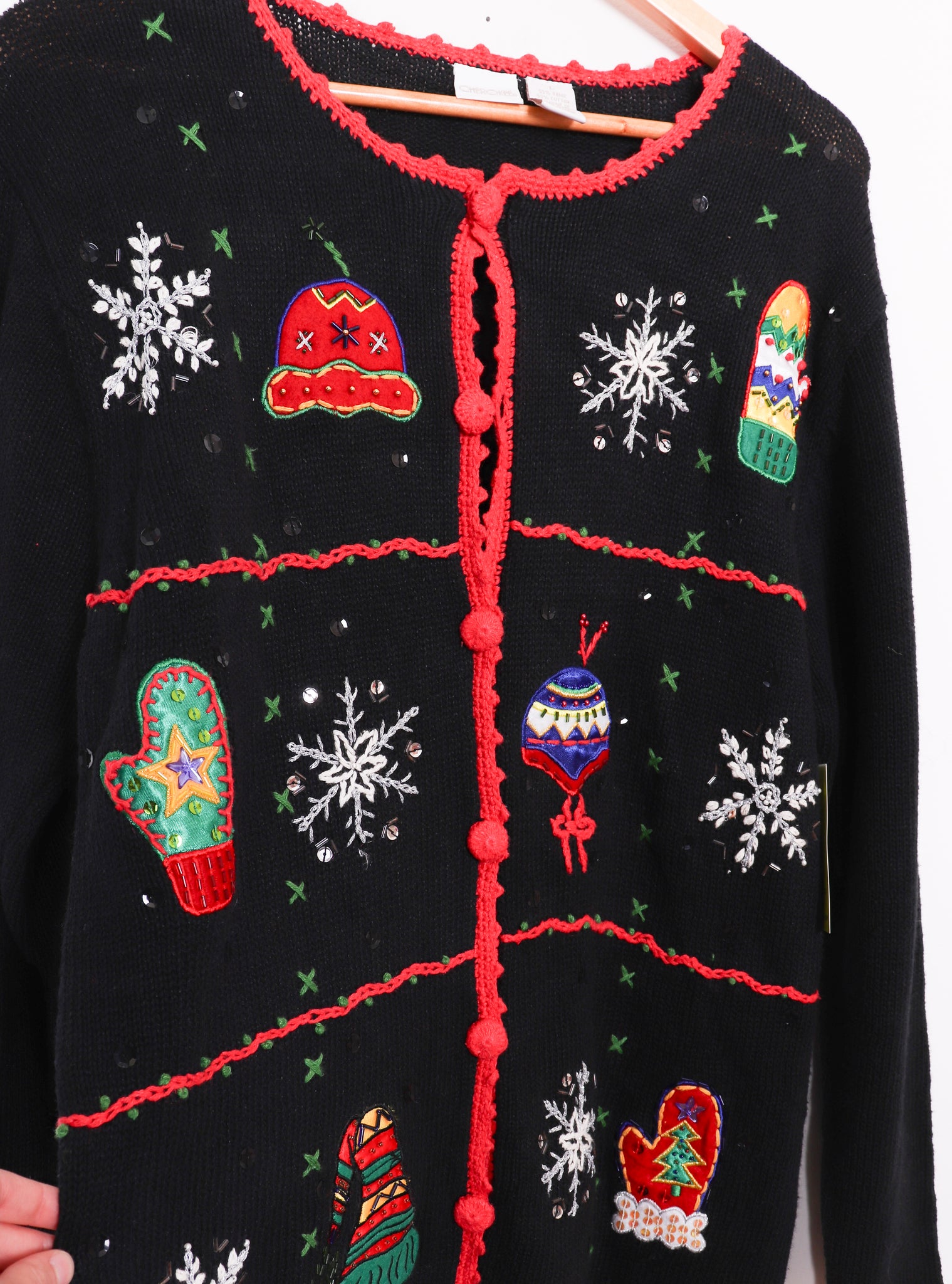 Cherokee Embroidered Winter Sweater