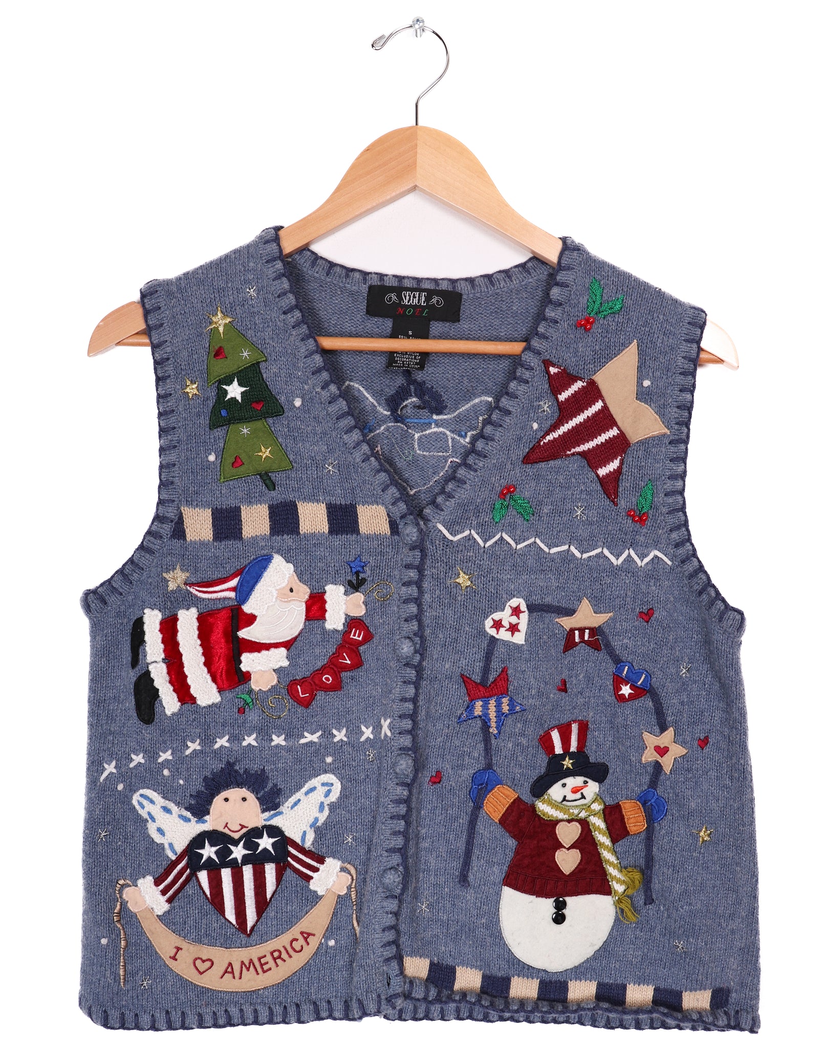 Segue Noel an American Christmas Sweater Vest