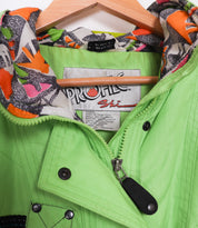 80s Profile Ski Funky Neon Green Ski Puffer Jacket