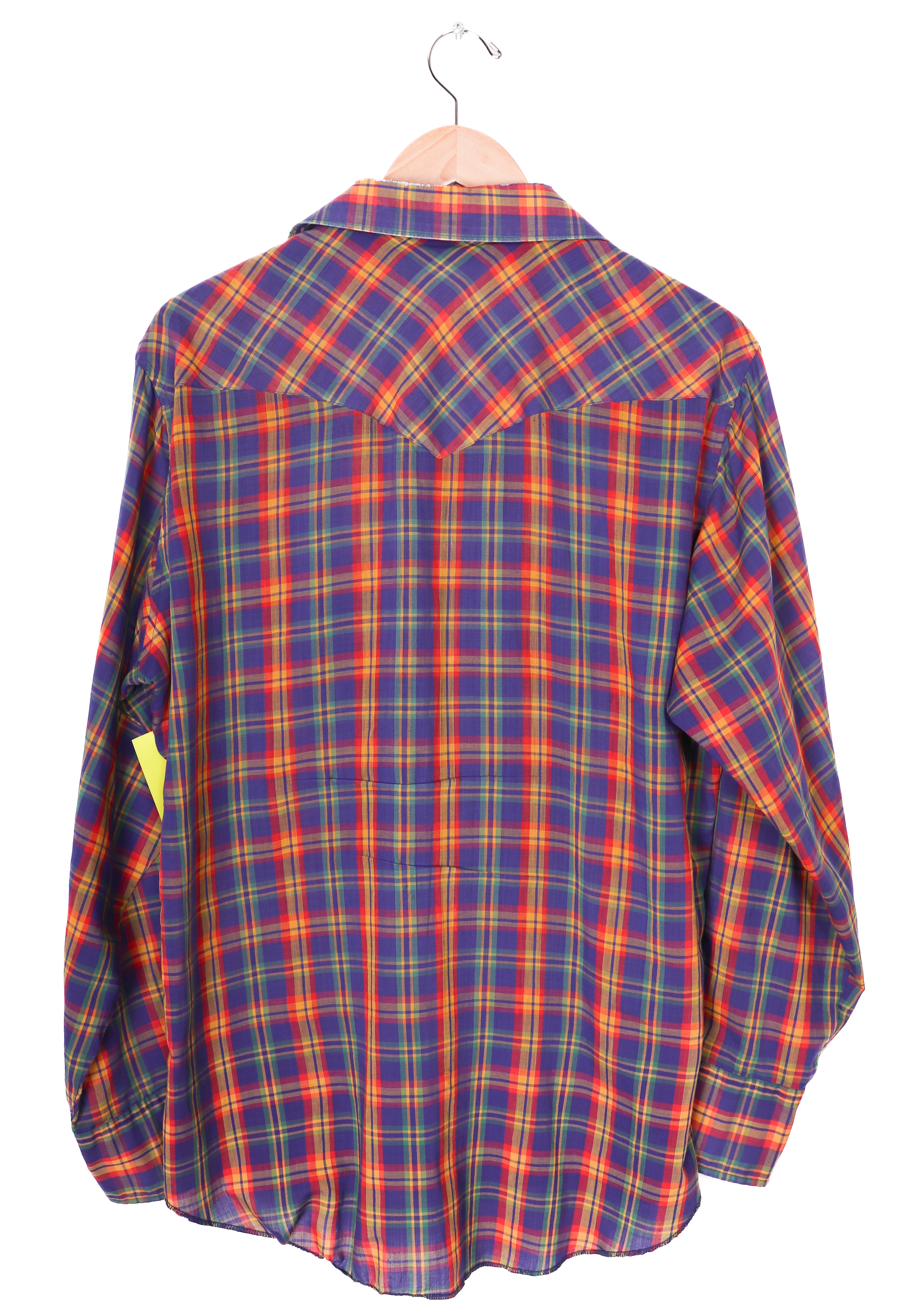 Rustler Western Plaid Button Up