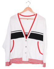 80s-90s Natty California Tennis Cardigan