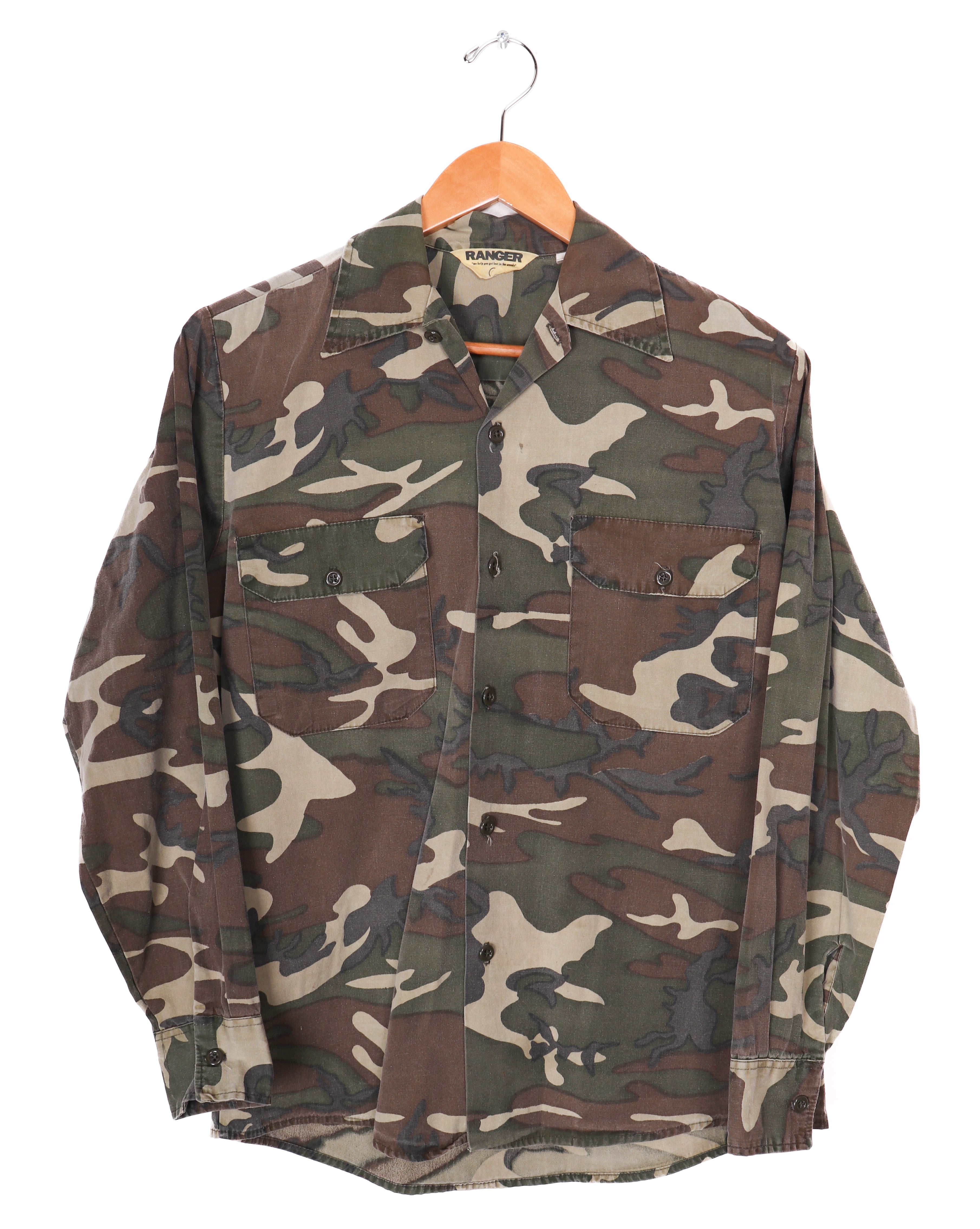 Vintage Ranger Camo Button Up