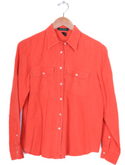 Ralph Lauren Orange Linen Blouse