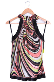 90s Byer California Funky Swirl Haulter Top