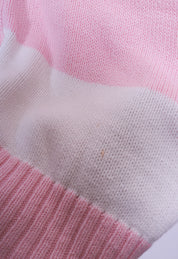 Vintage Winona Knits Pink Striped Knit Sweater