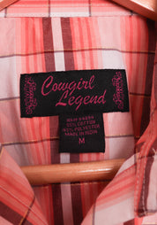 Cowgirl Legend Pink Plaid Vest