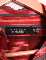 Ralph Lauren Red Western Style Blouse