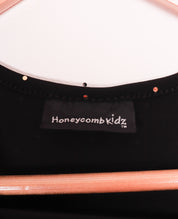 Y2K Honeycomb Kidz Sparkley Black Top