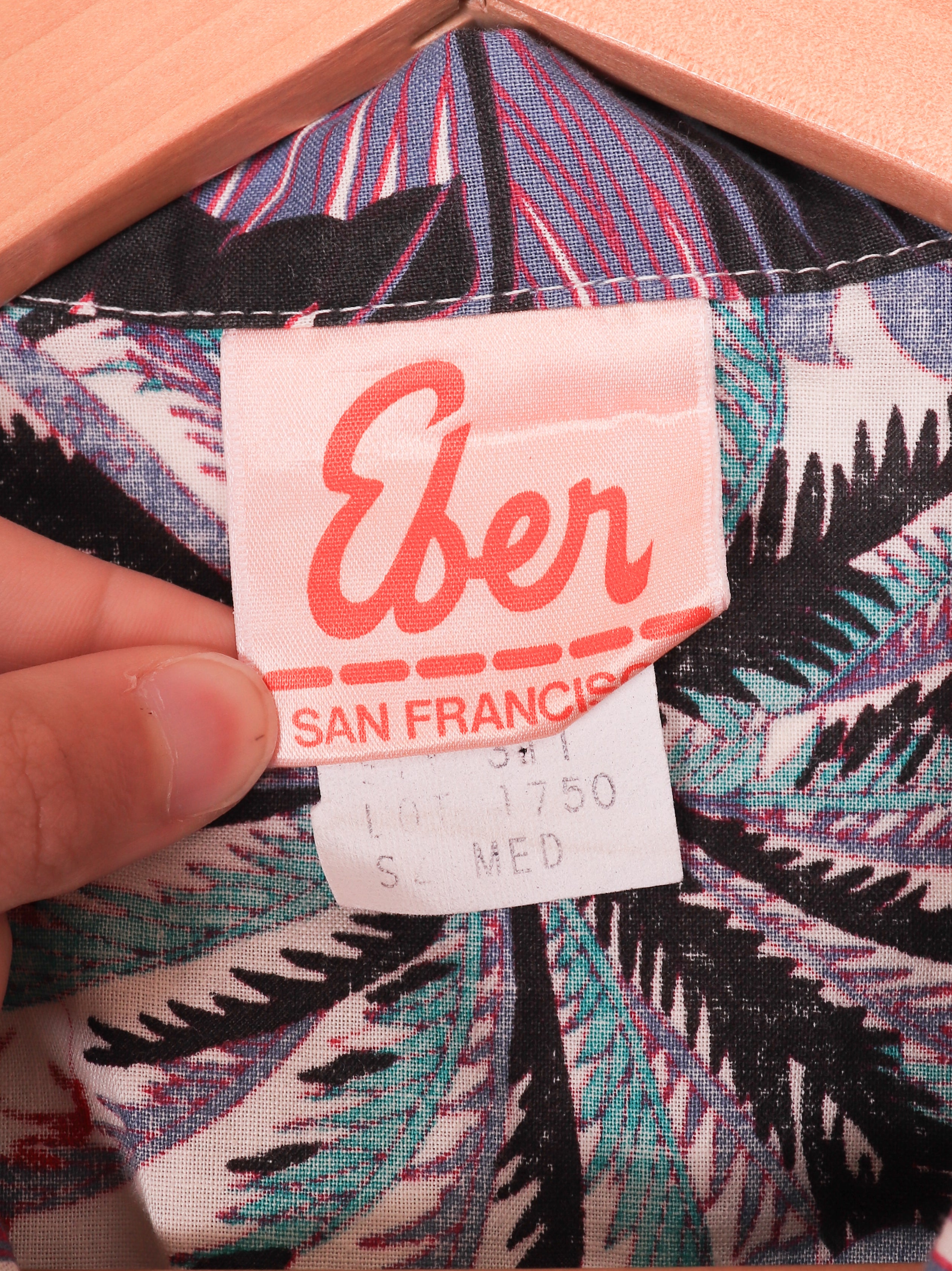 80s Eber San Francisco Vibrant Florals Blouse