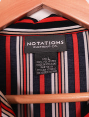 Notations Clothing CO. Red, White, and Blue Striped Blouse