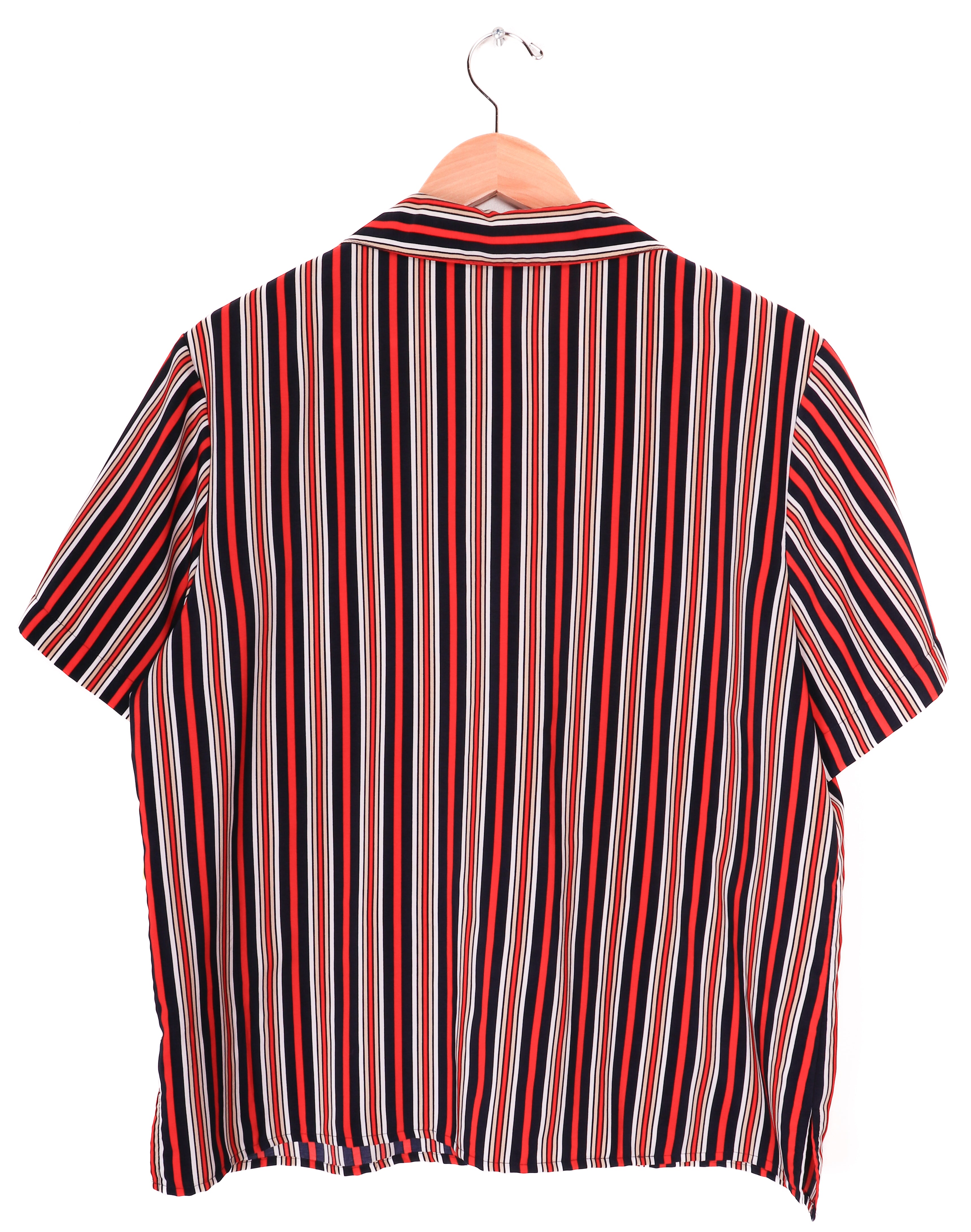 Notations Clothing CO. Red, White, and Blue Striped Blouse