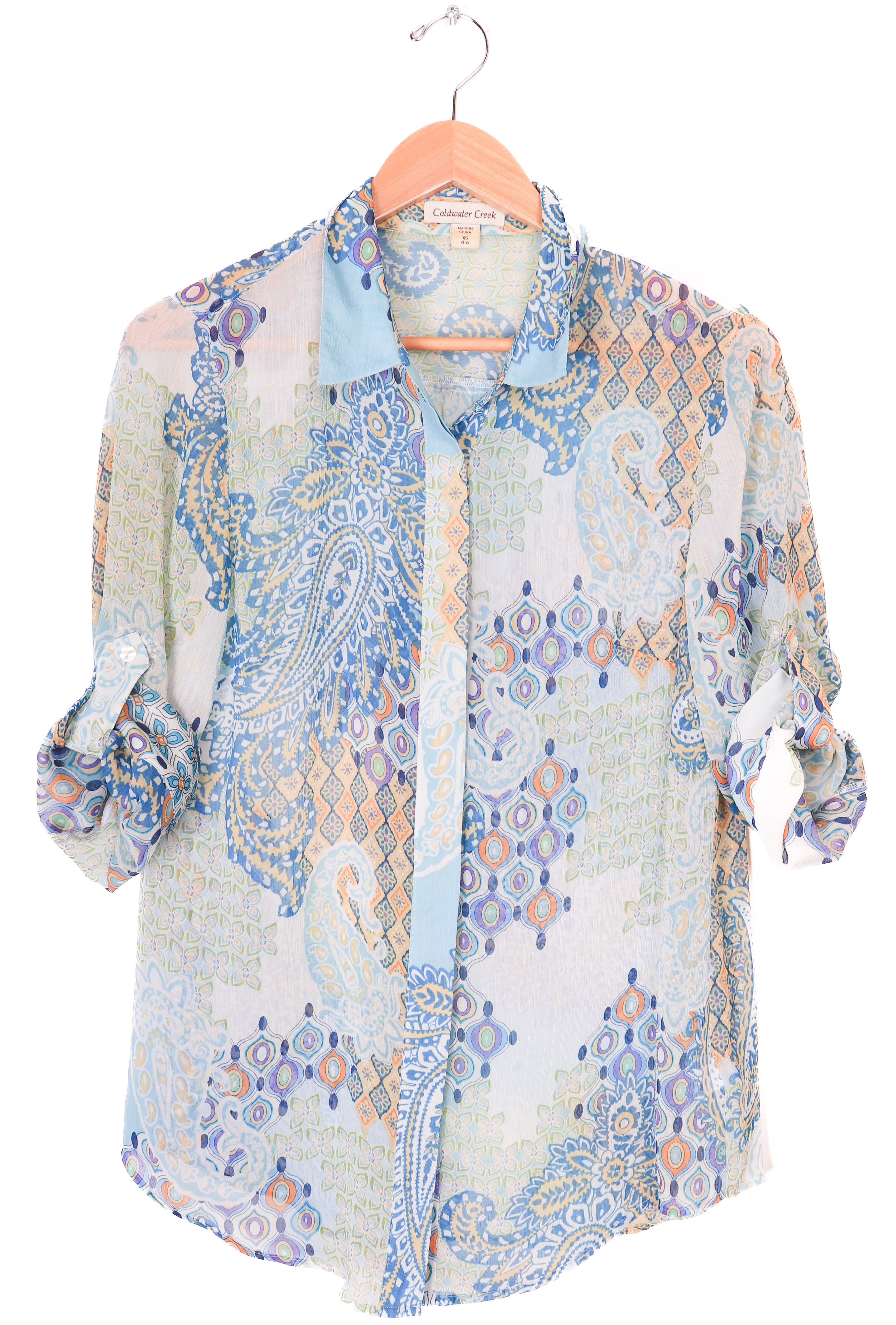 Coldwater Creek Sheer Blouse