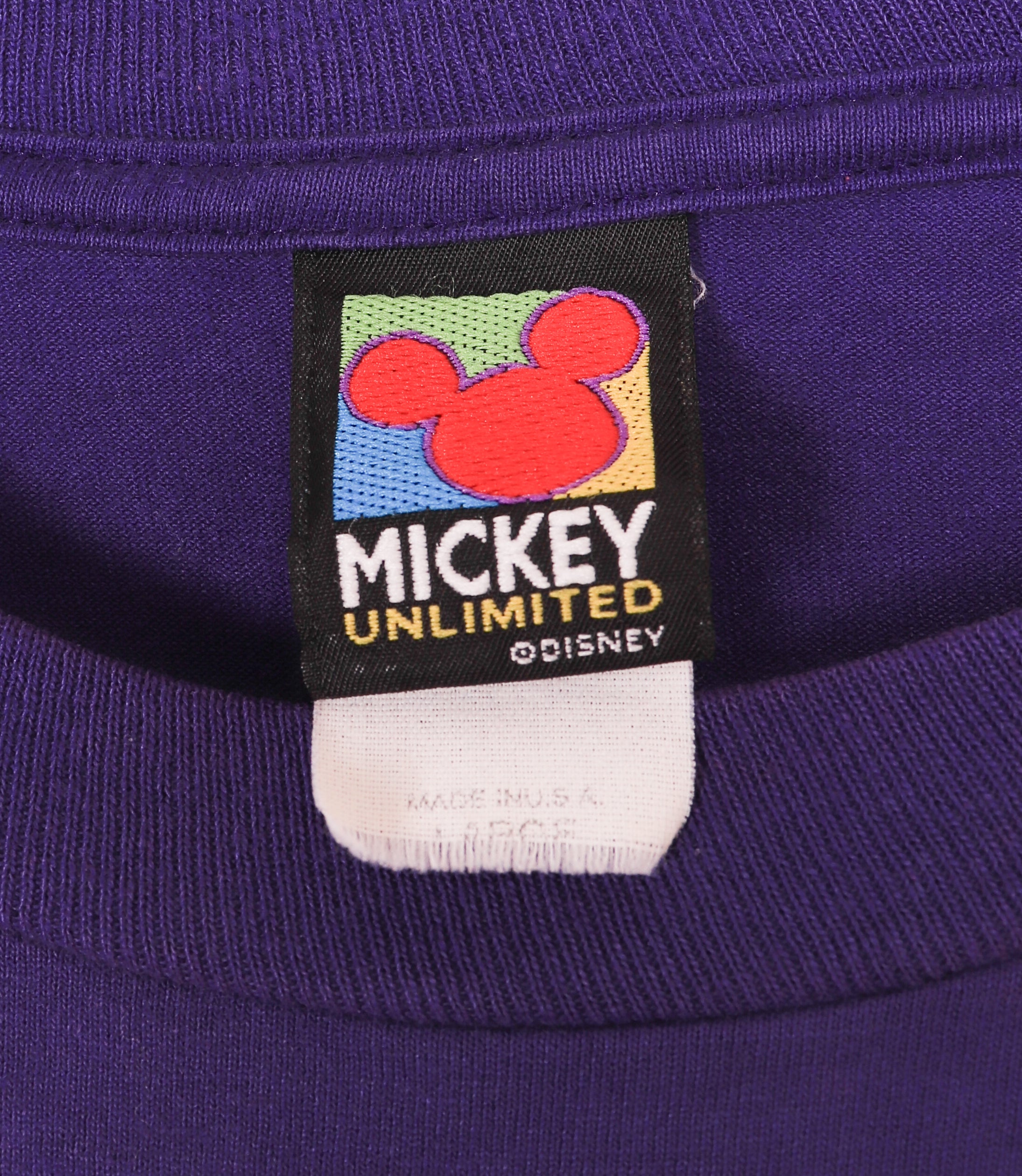 Vintage 90s Disney Mickey Mouse Nebraska T-Shirt