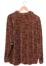 Charters Club Leopard Print Button Up Jacket