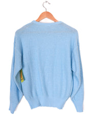 80s C&A Light Blue Acrylic Sweater