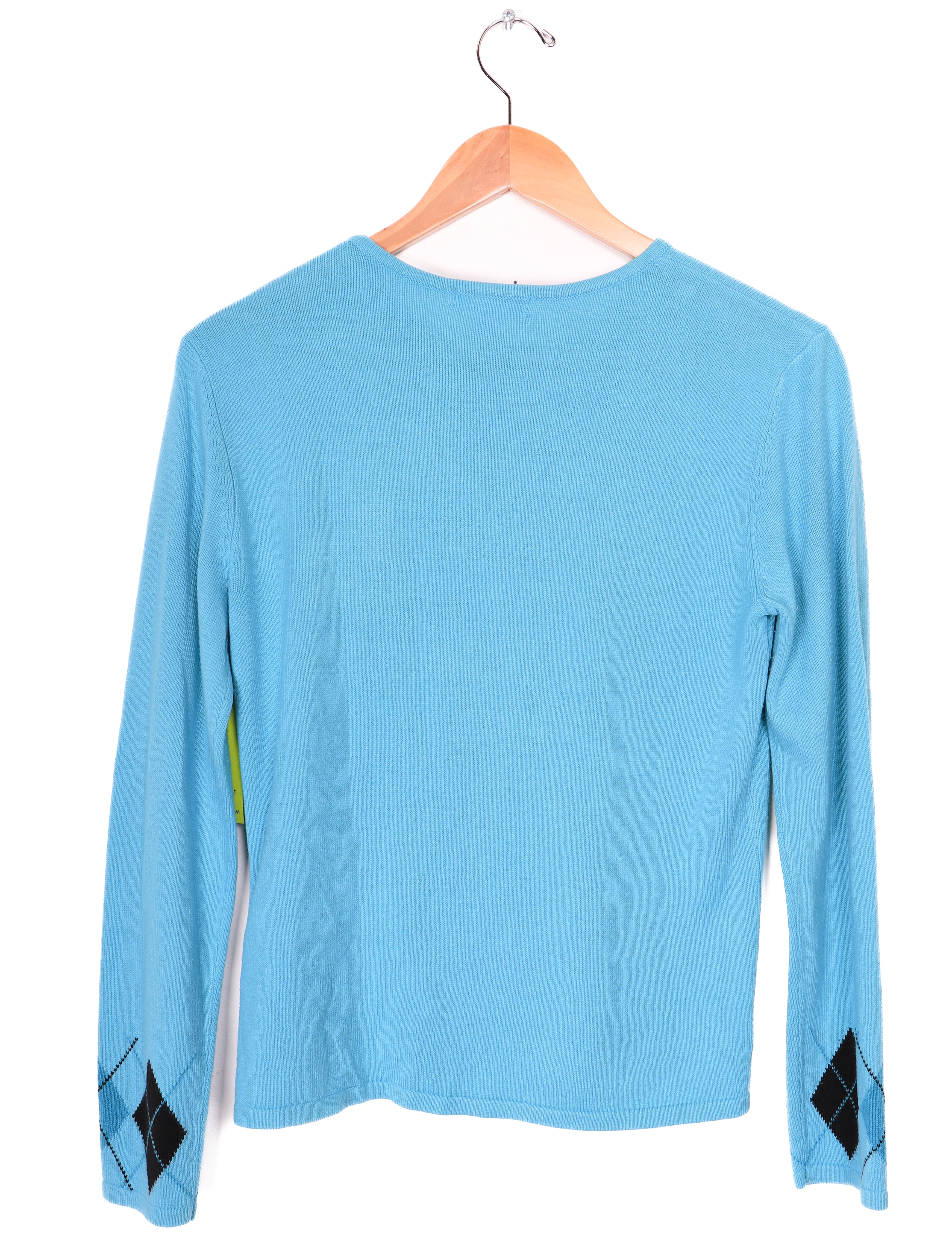 Jennifer Moore Blue Preppy Sweater