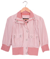 Y2K C Magic Cropped Pink Jacket