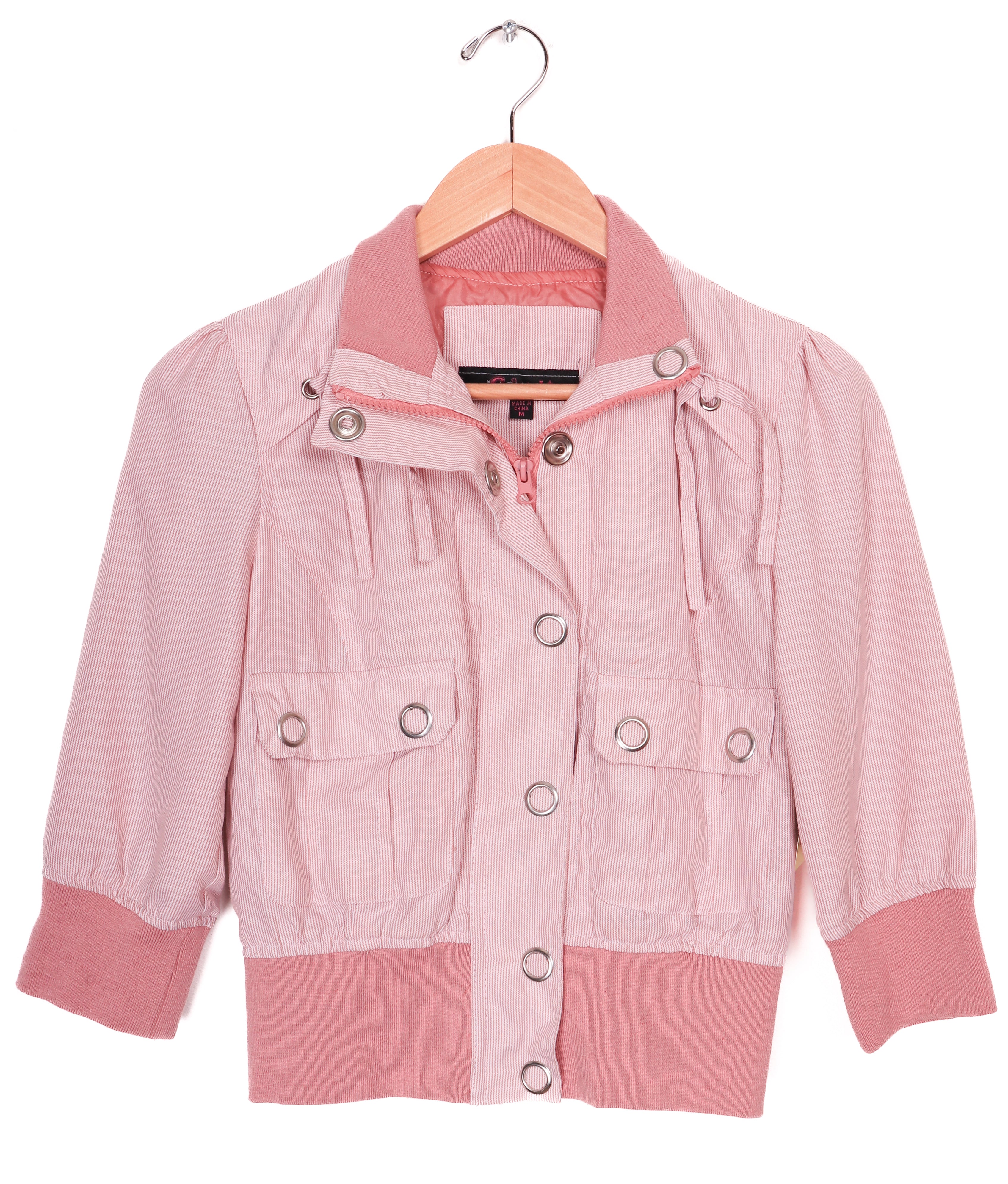 Y2K C Magic Cropped Pink Jacket