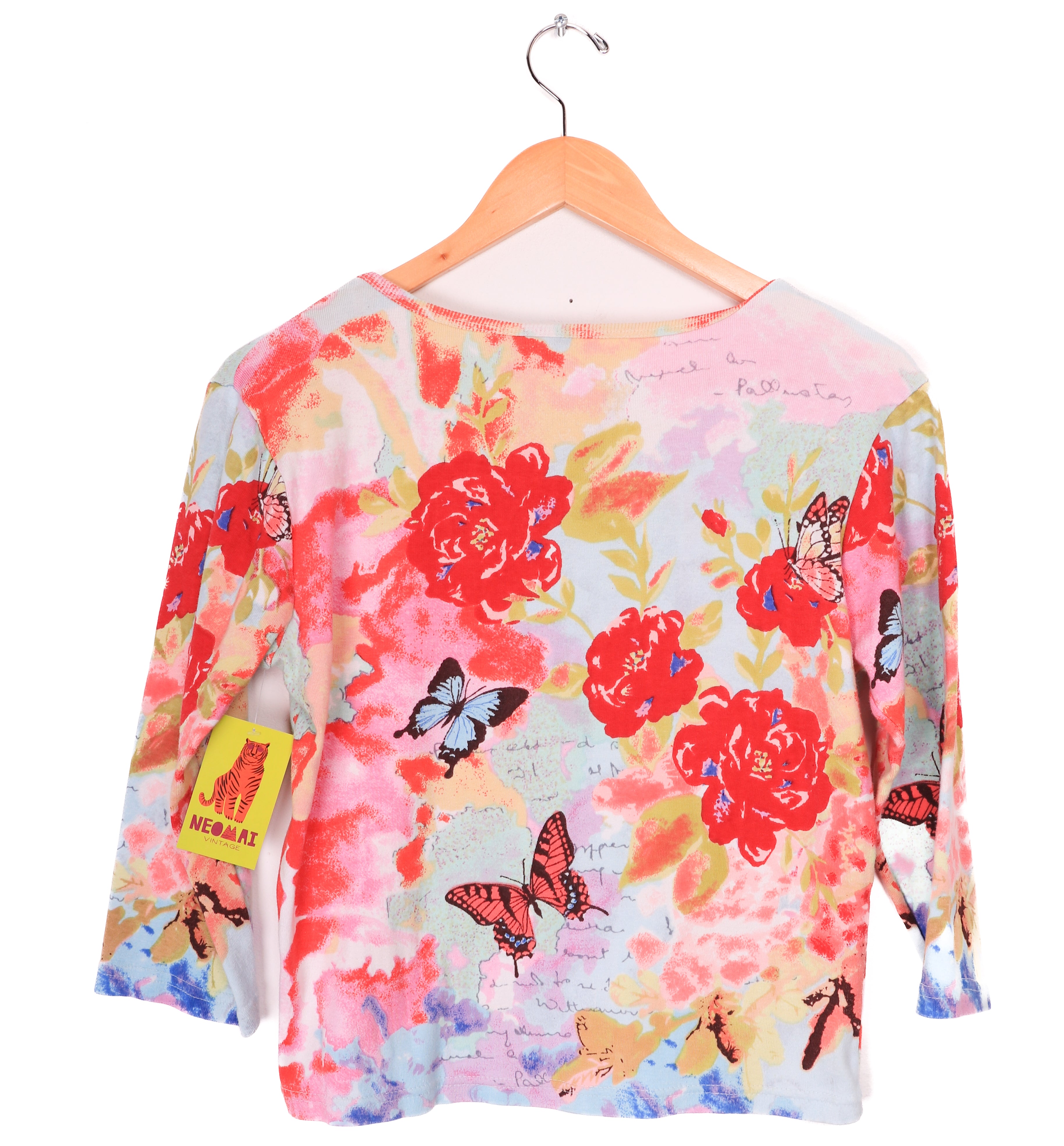 90s Take Two Funky Butterflies Long Sleeve Top