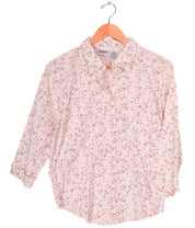 90s Capacity Light Pink Floral Blouse