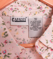 90s Capacity Light Pink Floral Blouse