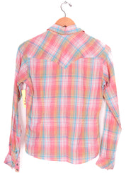 Panhandle Slim Pink Western Flannel