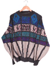 90s Botany 500 Acrylic Funky Sweater