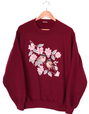 90s Cute Birds in a Tree Crewneck