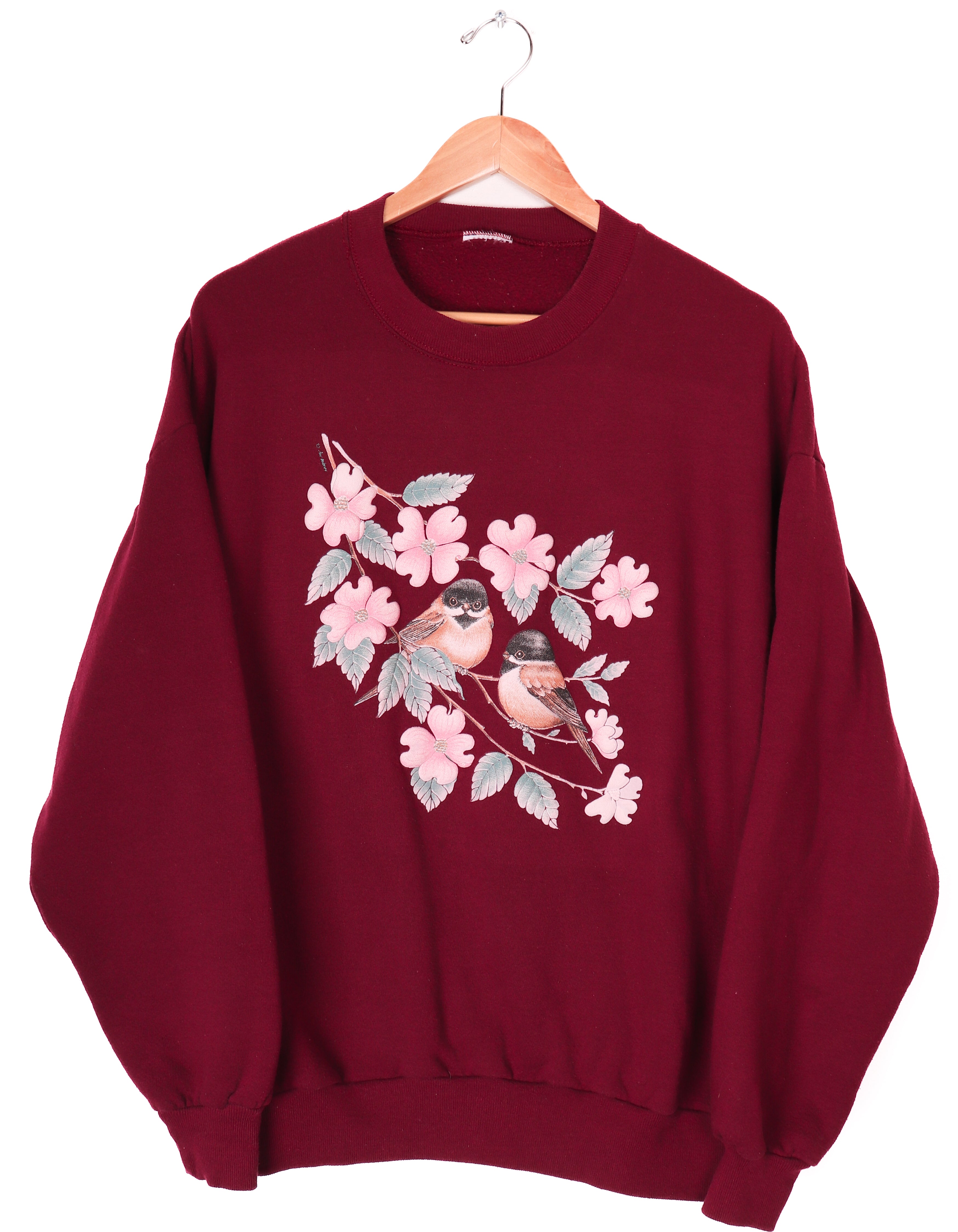 90s Cute Birds in a Tree Crewneck