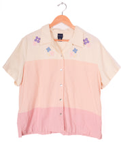 Basic Editions Cute Summer Flowers Blouse