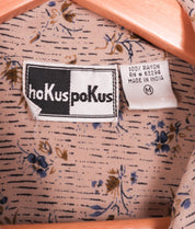 90s Hokus Pokus Floral Blouse